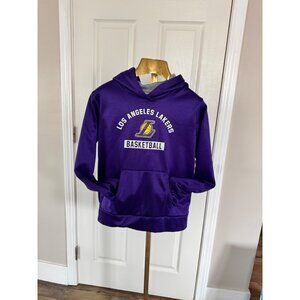 Los Angeles Lakers NBA Hoodie Youth XL 14/16 Purple Pullover
